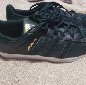 adidas green velvet sneakers